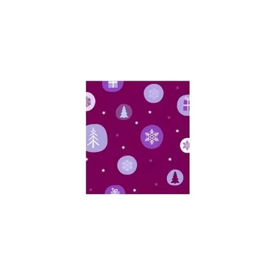 Produktbild von Fotokarton Winterzauber flieder/brombeer 300g/qm A4 Motiv 3