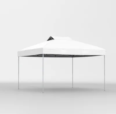 Produktbild von 3 x 3 m klappbares Pop-up-Pavillon, Gartenpavillon mit höhenverstellbarer Funktion, Oxford-Gewebe, Tragetasche, wasserbeständiges, Sonnenschutz
