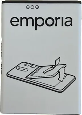 Produktbild von Akku für Emporia SMART.3mini Li-Ion 3,7 Volt 2500 mAh schwarz