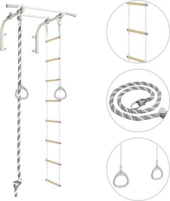 Produktbild von Sprossenwand erwachsene mit klimmzugstange