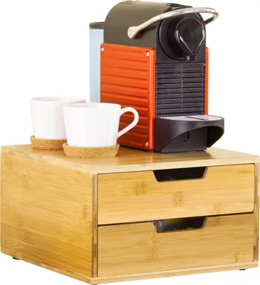 Produktbild von SoBuy Kaffeekapsel Box,Kapselspender, Aufbewahrungsbox, Schubladenbox ,Schreibtischorganizer,FRG82-N