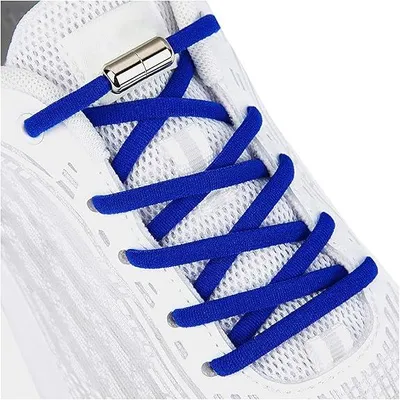 Produktbild von Elastische Schnürsenkel, Sneakers für Kinder und Erwachsene, elastische Schnürsenkel ohne Schnürsenkel (blau)