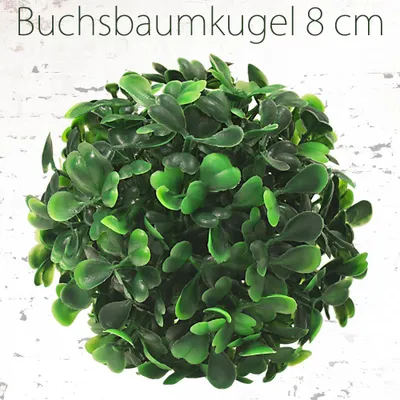 Obrázok produktu pre Dekoratívny boxwood 8 cm Umelý boxwood Ball Umelá rastlina Box Ball Umelá rastlina Box Ball Decovego