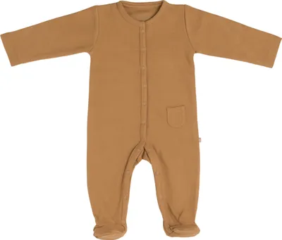 Produktbild von Baby's Only Strampler mit Füßen Pure - Caramel - 50 - 100% Baumwolle
