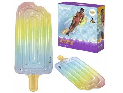 Produktbild von Bestway Luftmatratze Eis 185x91 cm – aufblasbar, Pool & Strand, Badematratze