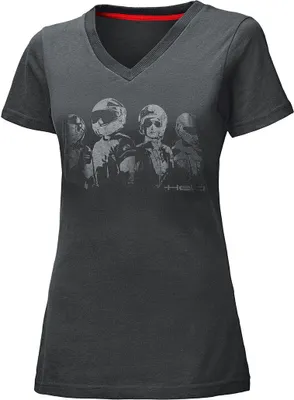 Produktbild von Held Be Heroic Damen T-Shirt, dunkelgrau/hellgrau, XL