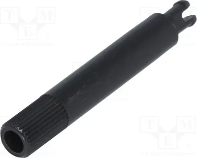 Produktbild von 10x Drehknopf schwarz Regulierungswelle Ø6x35mm Verwendung: PT15N 5209 Drehknöpfe
