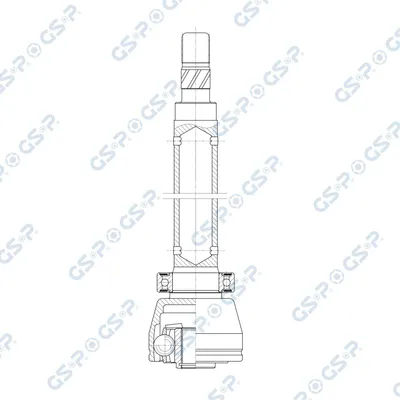 Produktbild von GSP Gelenksatz Antriebswelle für VOLVO S80 I (184) 602422