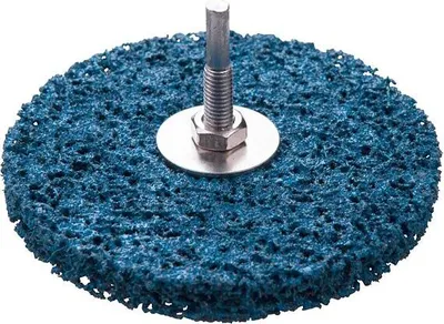 Image de meule en nylon avec tige, diamètre 115 mm, épaisseur 15 mm