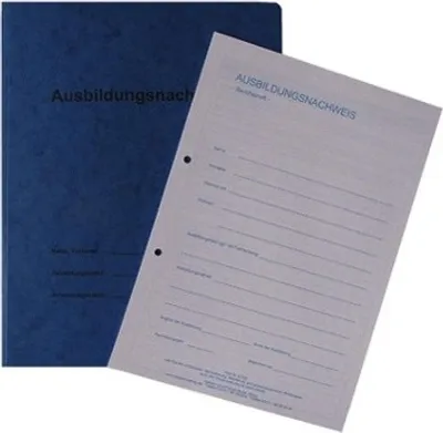 Produktbild von Berichtsheft / Ausbildungsnachweise als Block - für 1 Jahr: tägliche Eintragungen (Montag - Samstag)  pro Woche 1 Seite, mit stabilem Kartonhefter