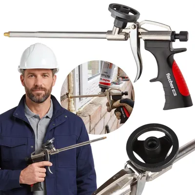 Produktbild von Fischer PISTOLE für Montageschaum PUP M3, zum ABDICHTEN, aus METALL