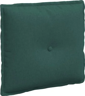 Immagine prodotto di vidaXL Cuscino per lo schienale verde scuro 50 x 19 x 45 cm in tessuto