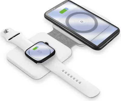 Obrázek produktu pro Aligator AMS02WT, Vnitřní, USB, Bezdrátové nabíjení, 1 m, Bílá