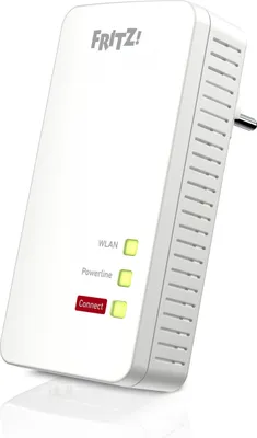 Image de AVM FRITZ!Powerline 1260 Adaptateur simple (1.200 MBit/s, point d'accès WLAN), couleur:blanc