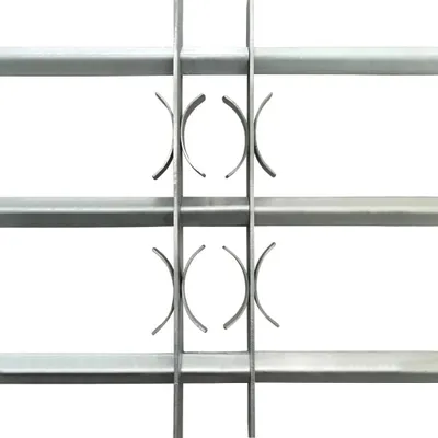 Produktbild von "2026 Modern"Sonstiges Fensterzubehör - Silber Fenstergitter Verstellbar mit 3 Querstäben 700-1050 mm Promotion6598984
