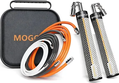 Produktbild von Famanu Springseil mit Gewichten - Ergonomischer Griff, 360° drehbar, einstellbare Länge