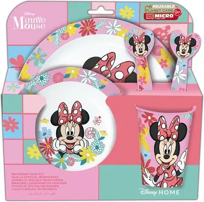 Produktbild von Minnie Plastik Utensilien Set 5Tlg