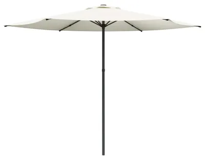 Zdjęcie produktu dla Parasol ogrodowy vidaXL 300 x 300 cm, poliester, prostokątny, kremowy