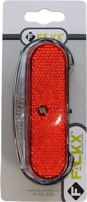 Immagine prodotto di Falkx Luce posteriore a LED. Montaggio 50 80 mm. Batterie incluse (confezione appesa).