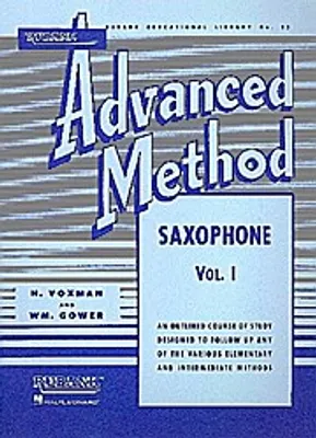 Obrázok produktu pre Rubank Advanced Method - Saxophone Vol. 1 (Rubank Educational Library 93) - Saxophone Music Book F