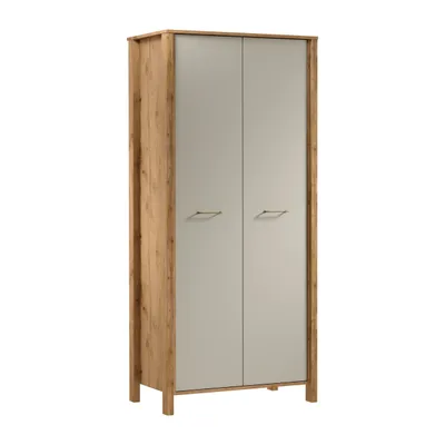 Produktbild von AX LIVING Begehbarer Kleiderschrank Iseonia S2T, Eiche Wotan & Beige