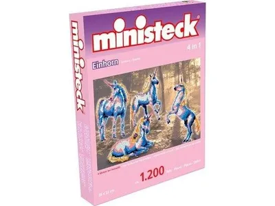 Image de Ministeck Licornes 4 en 1 1.200 pièces