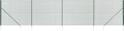 Produktbild von [Home] Maschendrahtzaun mit Bodenhülsen Grün 2x10 m , Neue Mode 2024 im häuslichen Leben
