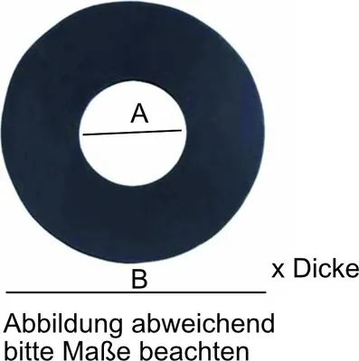 Produktbild von Spülkastendichtung flach, 23 x 63 x 3mm, Geberit 10.000