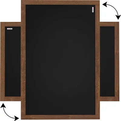 Obrázek produktu pro Tabule černá křídová v dřevěném rámu 120x90 cm