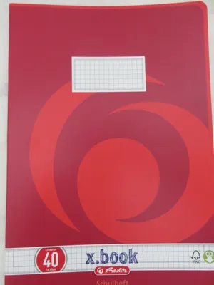 Produktbild von Herlitz Schulheft DIN A4 Lin. 40 kariert umrandet 32 Blatt, 10 Stck./Pckg.
