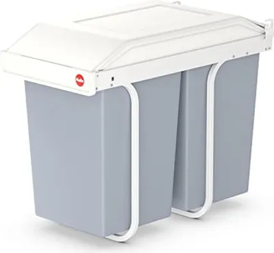 Produktbild von Doppeltes Abfallsystem für Küche, 2x14L, mit herausnehmbaren Innenbehältern