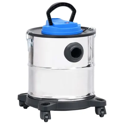 Zdjęcie produktu dla vidaXL Odkurzacz do popiołu z filtrem HEPA 1200W 20 L stal nierdzewna