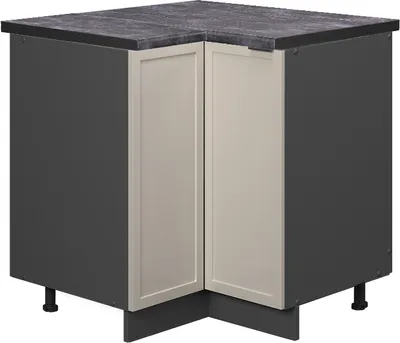 Imagen del producto de Armario de esquina Vicco Fame-Line GrisBeige 80.5 cm , ET Antracita, Model 50264