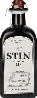 Image de The STIN Styrian Dry Gin 47% Vol. 0,5l