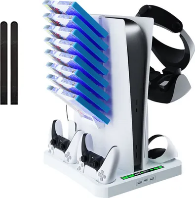 Produktbild von PSVR2 und PS5 Aufbewahrungsständer,duale Ladestation,Kühlungsstation