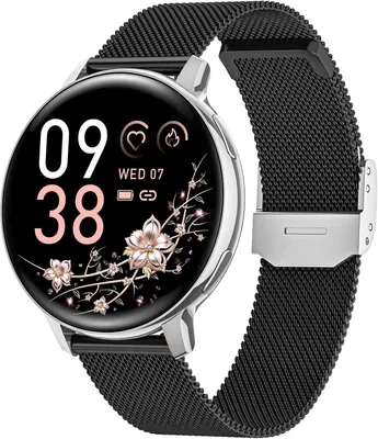 Produktbild von SWGOTA Damen Smartwatch 1.39" HD Display, 24h Herzfrequenz- & Schlafmonitor, Zyklustracker, 120+ Sportmodi, Bluetooth Anrufe, IP68