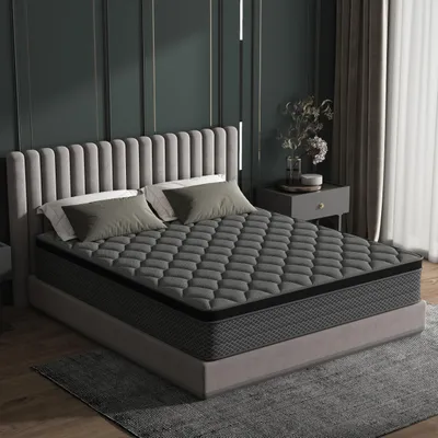 Boxspring-Matratze 140x200 cm, H3, Hybrid aus Memoryschaum und Taschenfedern