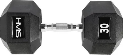 Produktbild von HMS Fitness Hexa Pro Kurzhantel 30 kg Schwarz