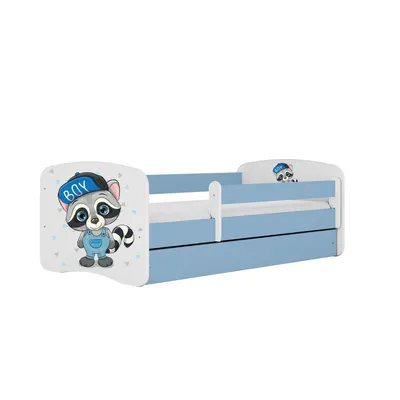 Produktbild von Kocot Kids Kinderbett Babydreams Waschbär 140x70 cm ohne Matratze in blau