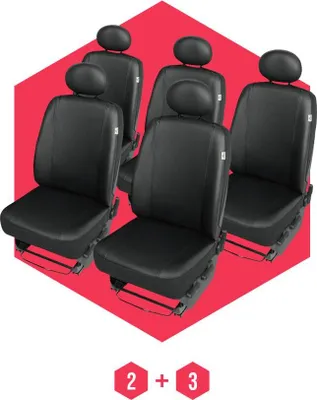 Produktbild von Autositzbezüge Universal Schonbezüge für Fiat Scudo II (06-16) Schwarz 5-Sitze
