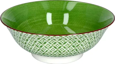 Zdjęcie produktu dla Salaterka Lime Sao Ø 21 cm Green Decor Porcelanowa miska deserowa na owoce Ritzenhoff