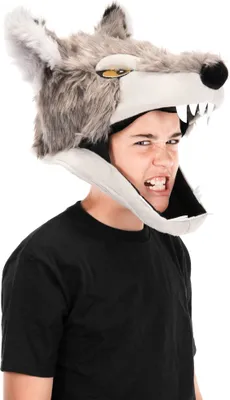 Produktbild von Wolf Mütze - Halloween Kostüm Herren Damen