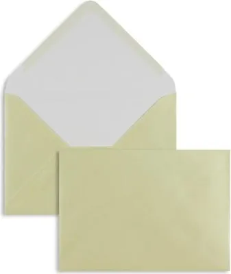 Produktbild von Briefumschläge 125x175mm (DIN B6) 100g/qm gummiert VE=100 Stück champagner
