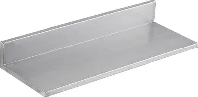 Produktbild von SucceBuy 8,6" x 24" Edelstahlregal – Wandmontage mit Spritzschutz, 20 kg Tragkraft, strapazierfähig für Restaurant, Küche,Zuhause, Hotel ,2-teilig