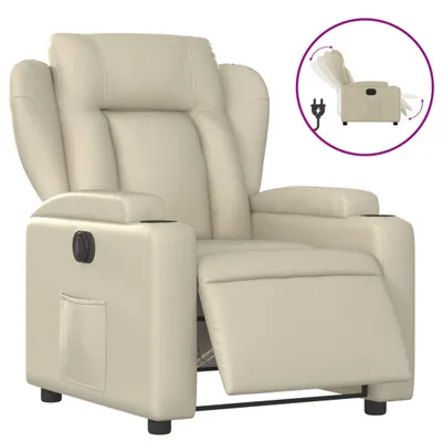 Produktbild von Relaxsessel Elektrisch Creme Kunstleder