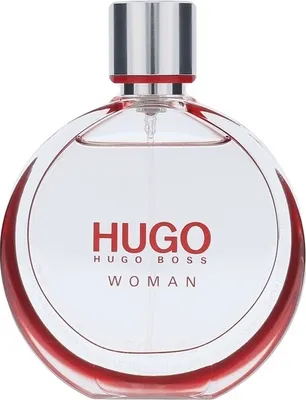 A clear, professional product shot of a Hugo Boss perfume bottle against a white background.