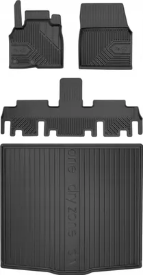 Produktbild von SET 77 Fußmatten und Fußmatten RENAULT Espace 4 2002-2014 7 Sitze mit