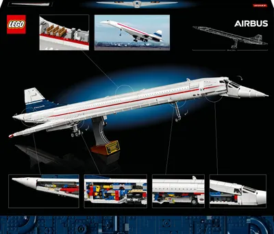 Obrázek produktu pro LEGO ICONS Concorde, Sada na stavění, 18 rok/roky, Plast, 2083 kusů, 3,37 kg