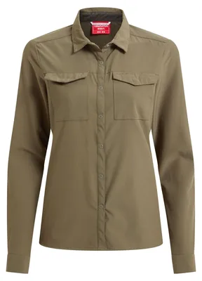 Immagine prodotto di Craghoppers - Camicia a maniche lunghe "NosiLife Pro III" da donna CG2165 (34 DE) (colore Wild Olive)