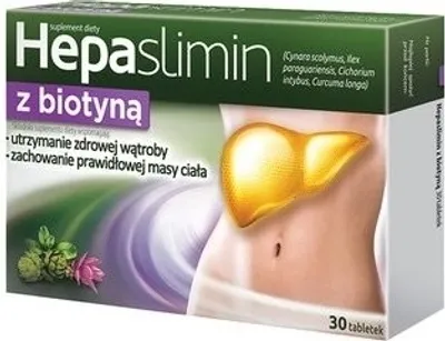 Produktbild von $ Hepaslimin mit Biotin, 30 Tabletten